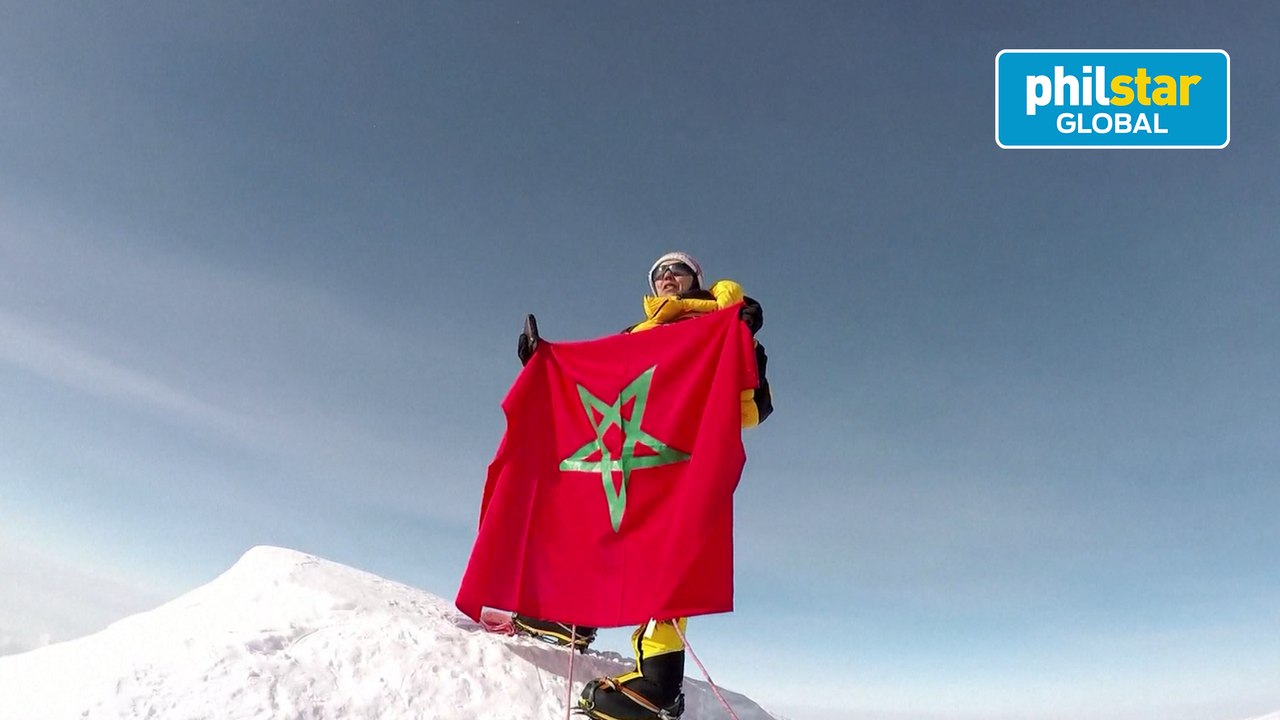 Moroccan climber inspires girls to conquer fears