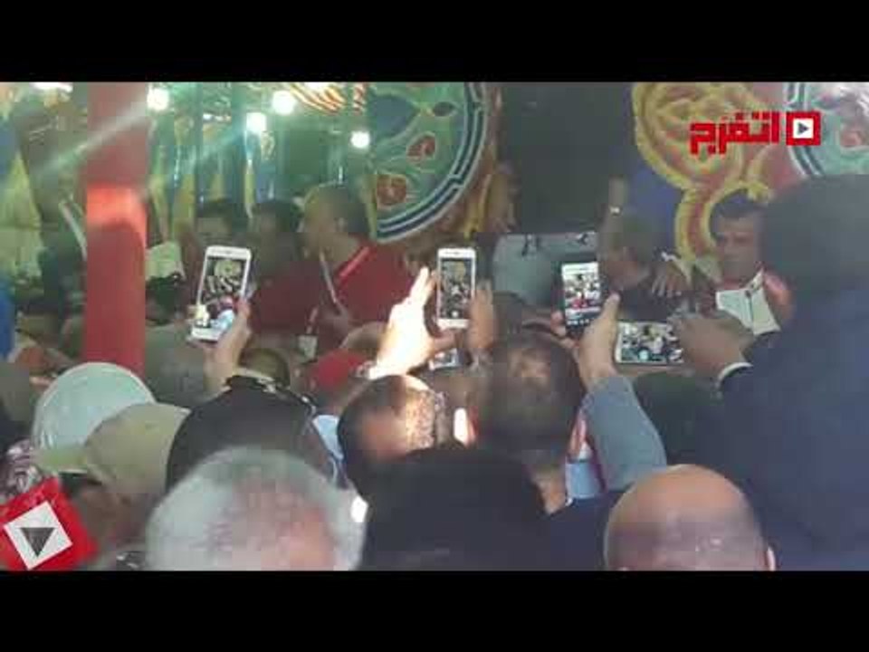 اتفرج | أنصار الخطيب يهتفون : «هتكسب يا بيبو»