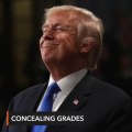 School attended by Trump says it concealed his grades