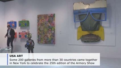 Nearly 200 galleries exhibit at 25th Armory Show in New York