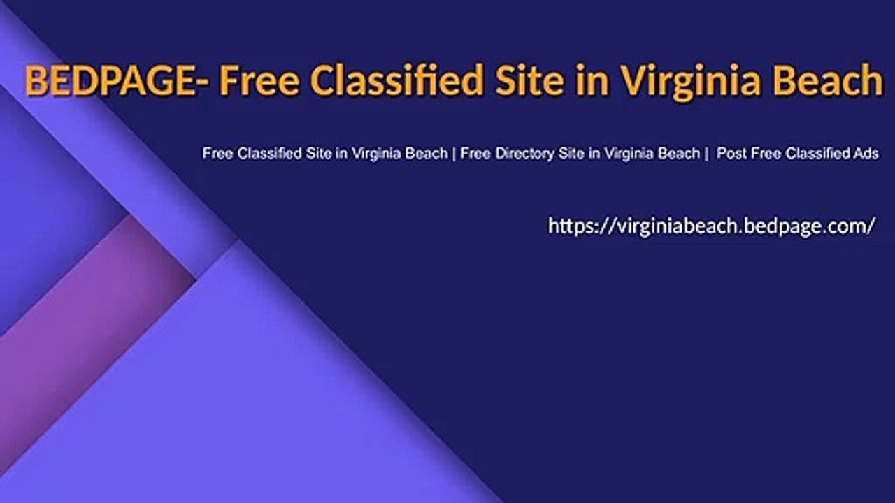 Bedpage- Free Classified Site in Virginia Beach