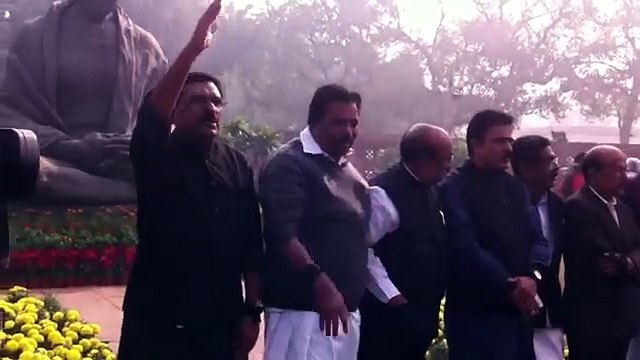 #DelhiPost #Kerala MPs protest in #Parliament on #Sabarimala temple row