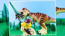 LEGO Jurassic World STOP MOTION LEGO Jurassic World: T-Rex vs Velociraptor | LEGO | By Billy Bricks