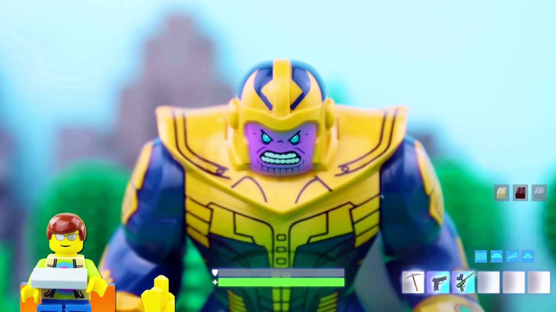 LEGO Fortnite Battle Royale STOP MOTION LEGO Fortnite Thanos Gauntlet Chaos  | LEGO | By Billy Bricks - video Dailymotion