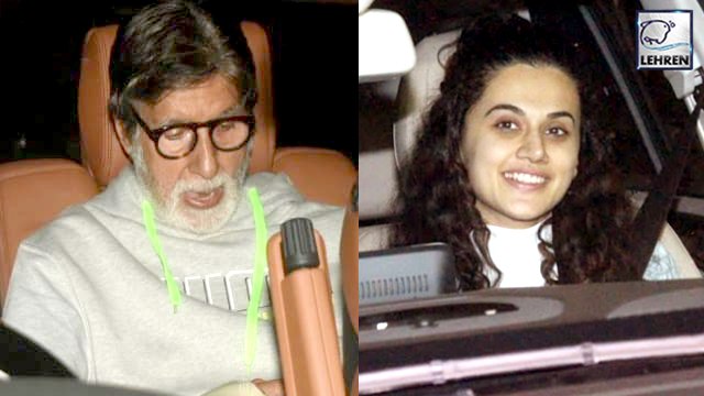 Badla MOVIE Special Screening | Amitabh Bachchan, Taapsee Pannu, Prakash Raj