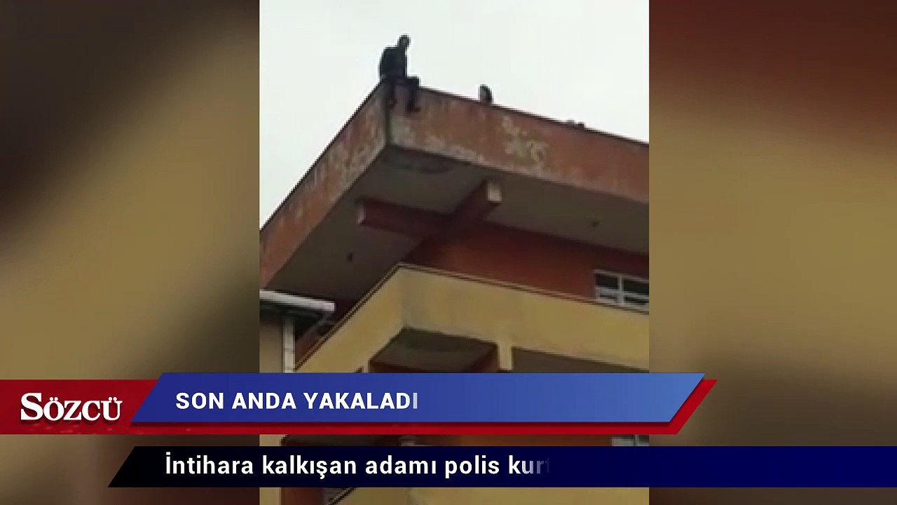 İntihara kalkışan adamı polis kurtardı