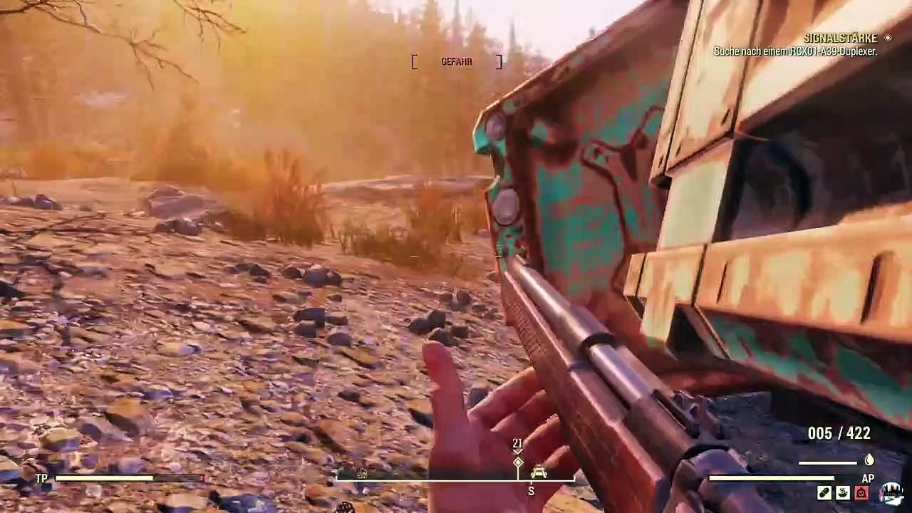 Fallout 76 ☢ Mit der Kraft der Brombeere gegen Wachroboter | deutsch | gameplay