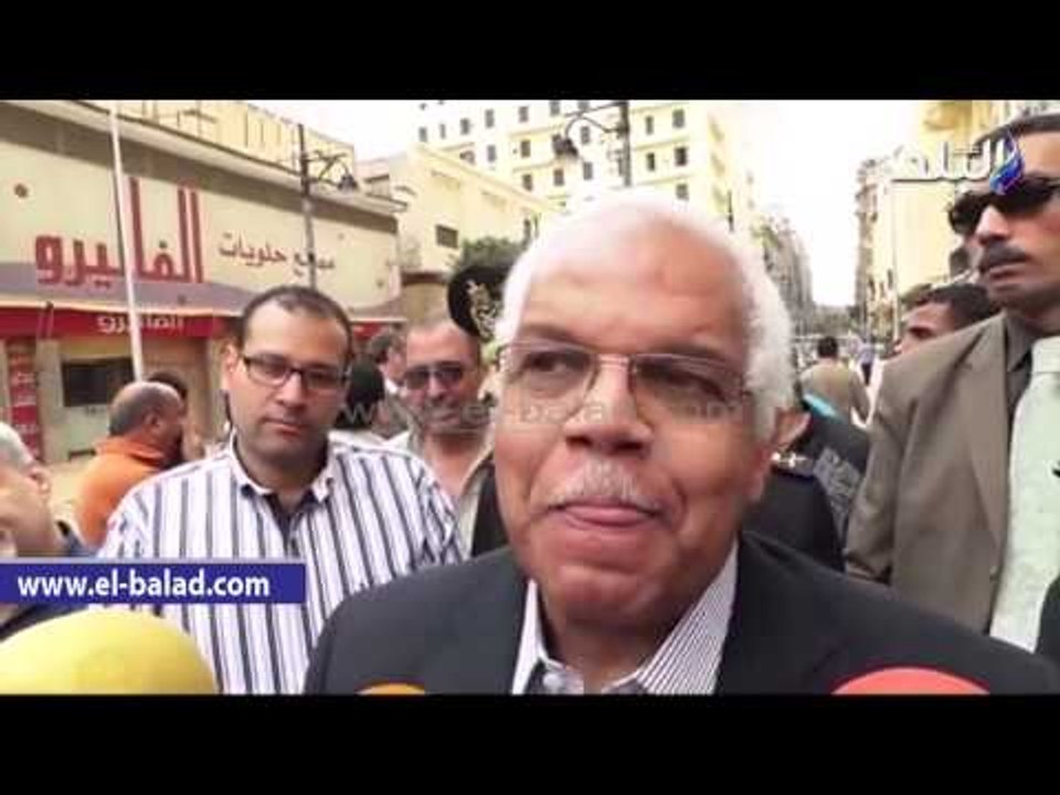 محافظ القاهرة يتفقد أعمال تطوير شارع الألفى