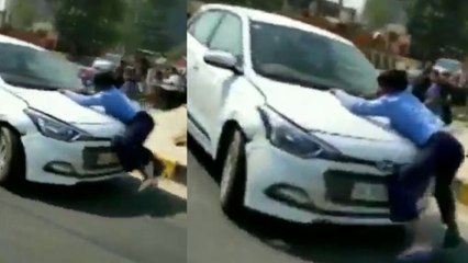 Ghaziabad Road Rage: रईसजादे की गुंडागर्दी, शख्स को बोनट पर 2 किमी तक घसीटा | वनइंडिया हिंदी