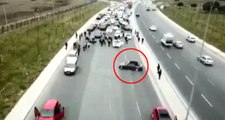 İstanbul'da Onlarca Lüks Araç Yol Kesip Drift Yaptı