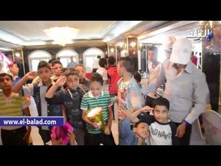 الداخلية تنظم حفلا للايتام بنادى الشرطة