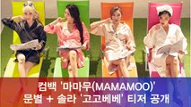 마마무(MAMAMOO) 신곡 '고고베베' 문별 + 솔라 티저 공개