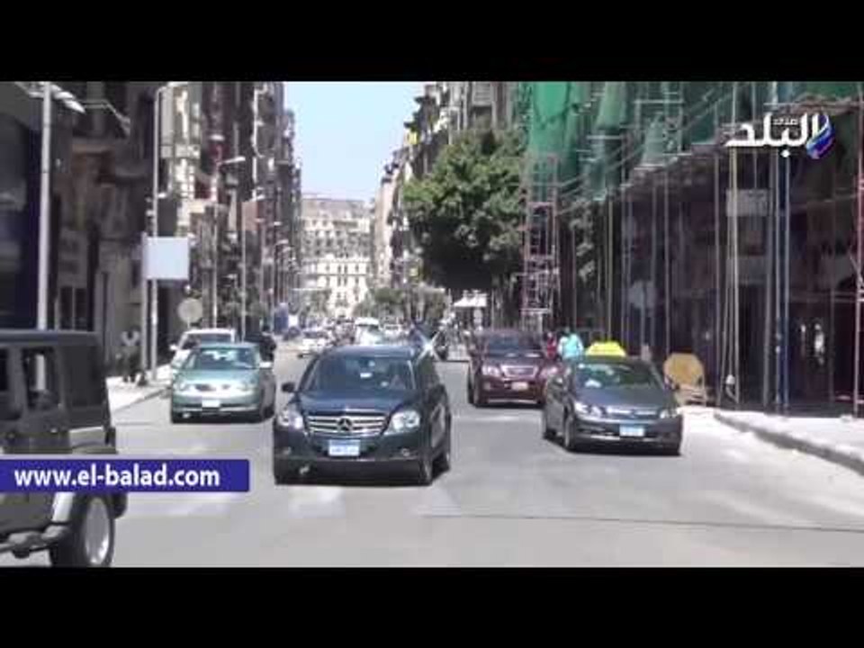 سيارات الشرطة تنتشر في شوارع وسط البلد لتأمين احتفالات "شم النسيم"