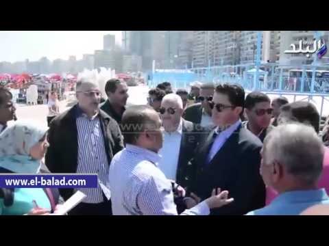 محافظ الإسكندرية يتفقد عددا من الشواطئ والمتنزهات للوقوف على الخدمات المقدمة للمواطنين