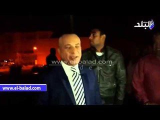 أحمد موسى يتجول في مدينة الإنتاج بعد انقطاع الكهرباء
