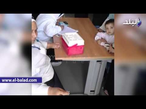 بدء حملة التطعيم ضد شلل الاطفال بحلوان‎