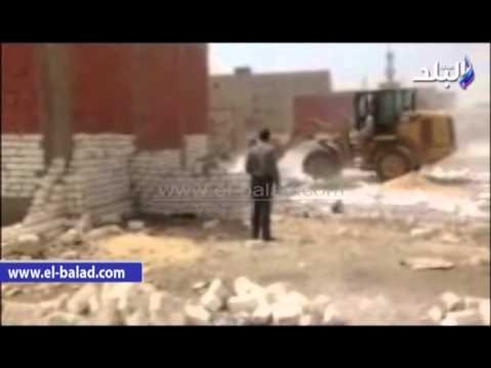 إزالة 233 حالة تعد على الأراضى الزراعية بمركزين...