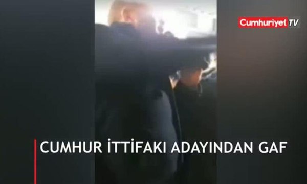 Cumhur İttifakı’nın adayından gaf: Adı neydi yav?
