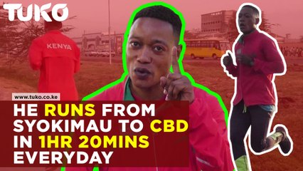 The Refugee who runs from Syokimau to Nairobi City in one hour, twenty minutes everyday