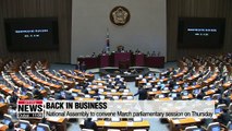 S. Korea's National Assembly convene March session