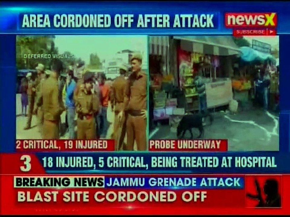 Jammu Grenade Attack LIVE: 28 injured, Jammu and Kashmir Police, CRPF jawans cordoned off area