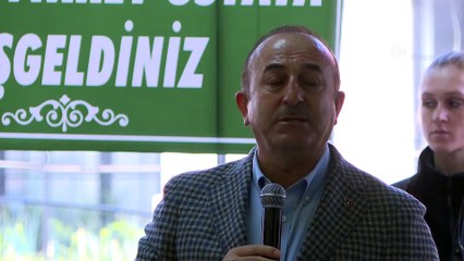 Bakan Çavuşoğlu: 'Küçük şehirler bile göreceli olarak İzmir'i geçmeye başlamış,artık bunu değiştirmemiz lazım' - İZMİR