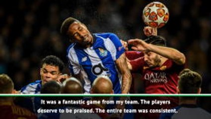 Conceicao delighted with whole Porto side after Roma win