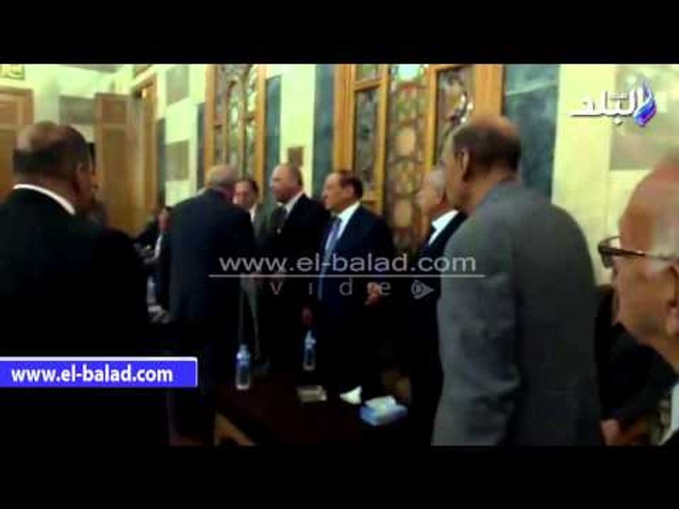 سامي عنان والزند ووزير العدل يؤدون واجب العزاء في وفاة رئيس النيابة الإدارية