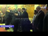رجال القضاء يؤدون واجب العزاء في وفاة رئيس النيابة الإدارية بمسجد عمر مكرم