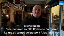 Michel Boom  / Créateur avec sa fille du musée La rue du temps qui passe à Allas les Mines