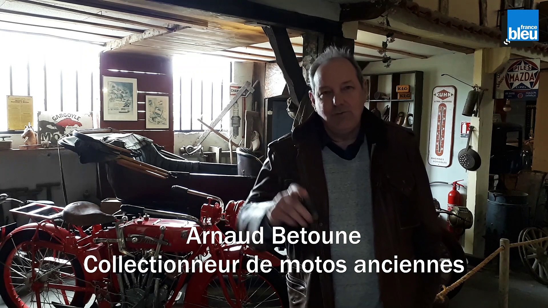 Arnaud Betoune / Collectionneur de motos anciennes - Vidéo Dailymotion