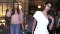 Disha Patani & Kriti Sanon Spotted At Soho House Juhu - Bollywood Latest News