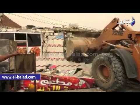 حملة ازالة التعديات على أراضى هيئة القناة بالسويس