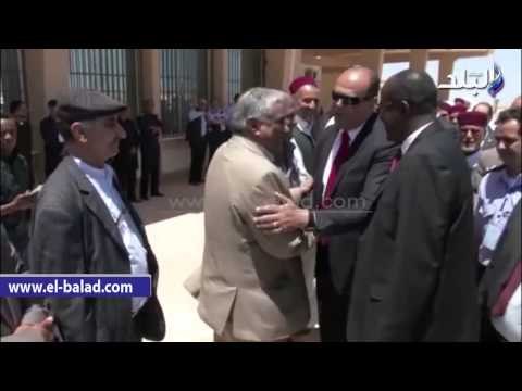 استقبال حافل لمحافظ مطروح.. ووفد مصرى بليبيا لبحث اعادة فتح منفذ السلوم امام الشاحنات المصرية