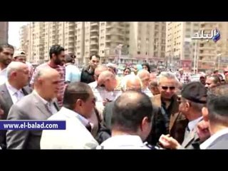 محافظة القاهرة يتفقد أعمال التطوير برمسيس والجلاء وروض الفرج