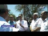 محافظ أسيوط يتفقد محطة صرف صحي المنشاة الصغرى بالقوصية