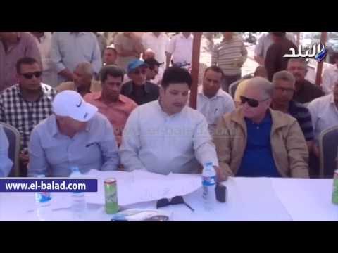 وزير الري وفودة يفتتحان اعمال حماية طابا من السيول