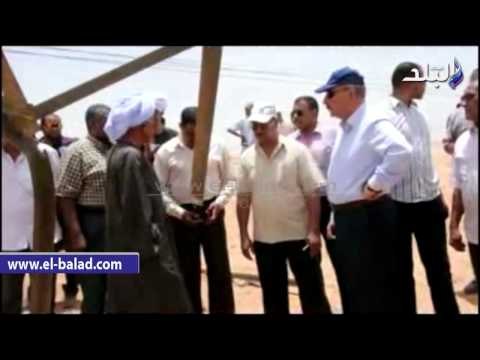 محافظ أسوان يتفقد موقع انفجار برج الضغط العالي ويوجه بإصلاحه بتكلفة 200 ألف جنيه