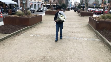 Hommage aux victimes des terroristes