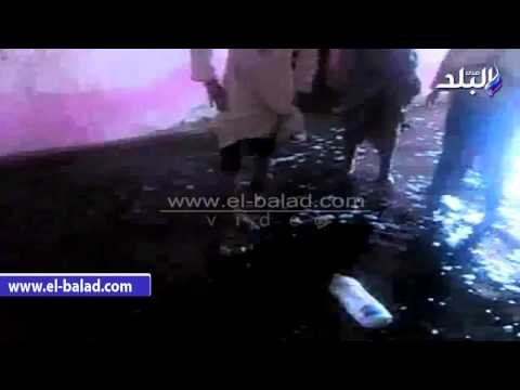 المياة الجوفية تغرق منازل قرية عزبة صالح بجنوب الاقصر