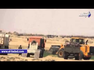 إزالة التعديات على 3 آلاف فدان بمدينة العلمين في مطروح