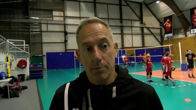 Christophe Charroux coach Martigues Volley