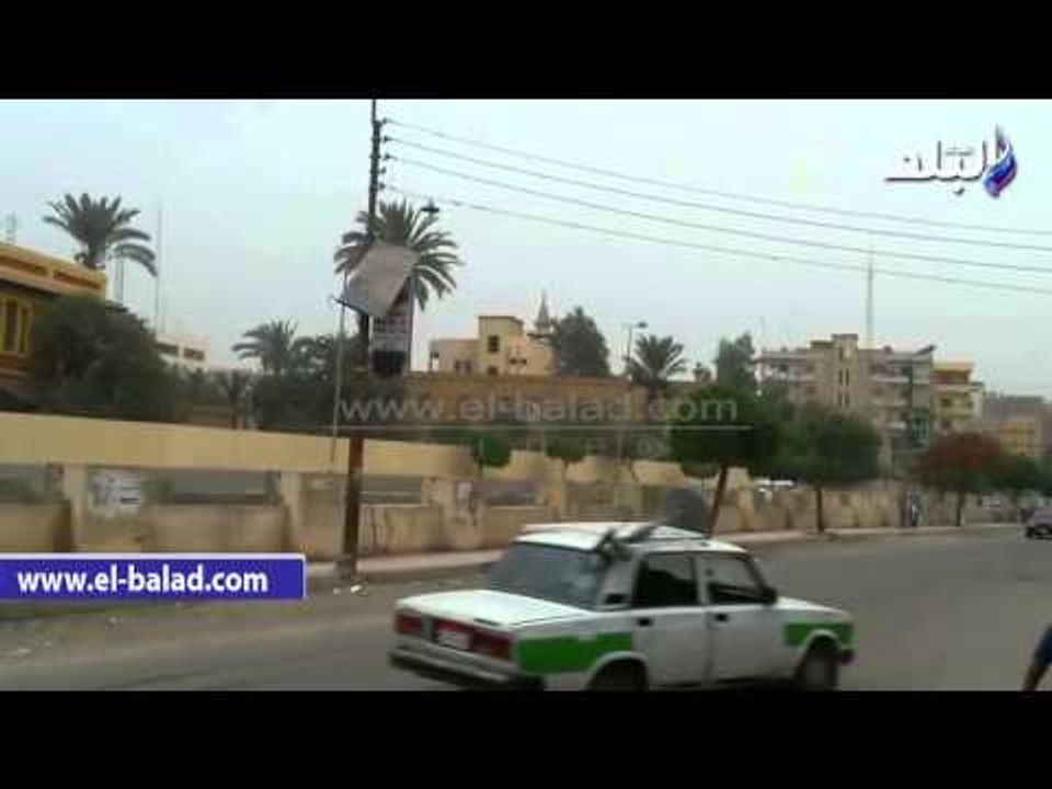 عاصفة ترابية وانقطاع للتيار الكهربائي بأحياء الفيوم