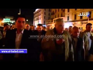 شاب لـ"محلب" : عايز أشتغل يا بشمهندس" .. ورئيس الوزراء يرد"الحكومة مفيهاش شغل"