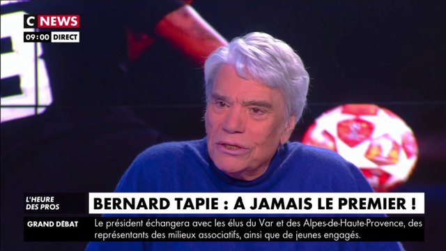 Défaite du PSG face à Manchester : la réaction de Bernard Tapie