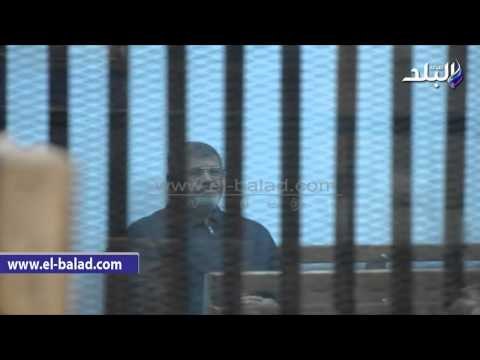 رفع جلسة التخابر مع قطر لإصلاح خلل فنى بـ قفص مرسي