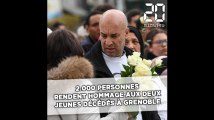 2.000 personnes rendent hommage aux deux jeunes décédés à Grenoble