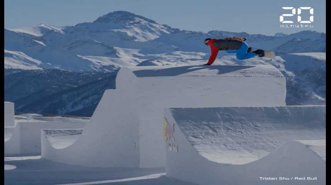 Venez rider avec le snowboardeur Pierre Vaultier un parcours dingue, dessiné spécialement pour lui!