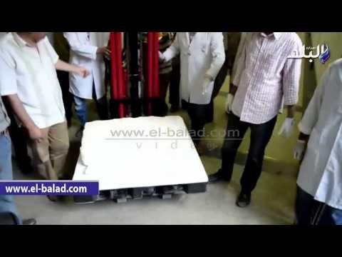 مخزن متحف الحضارة يستقبل 10 قطع أثرية لأول مرة..وكاميرا موقع صدي البلد ترصد عملية النقل لحظة بلحظة