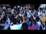 بدء الوقفة الاحتجاجية برئاسة «قلاش» على سلالم النقابة